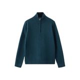 Mango Kids katoenen gebreide schipperstrui - donkerblauw