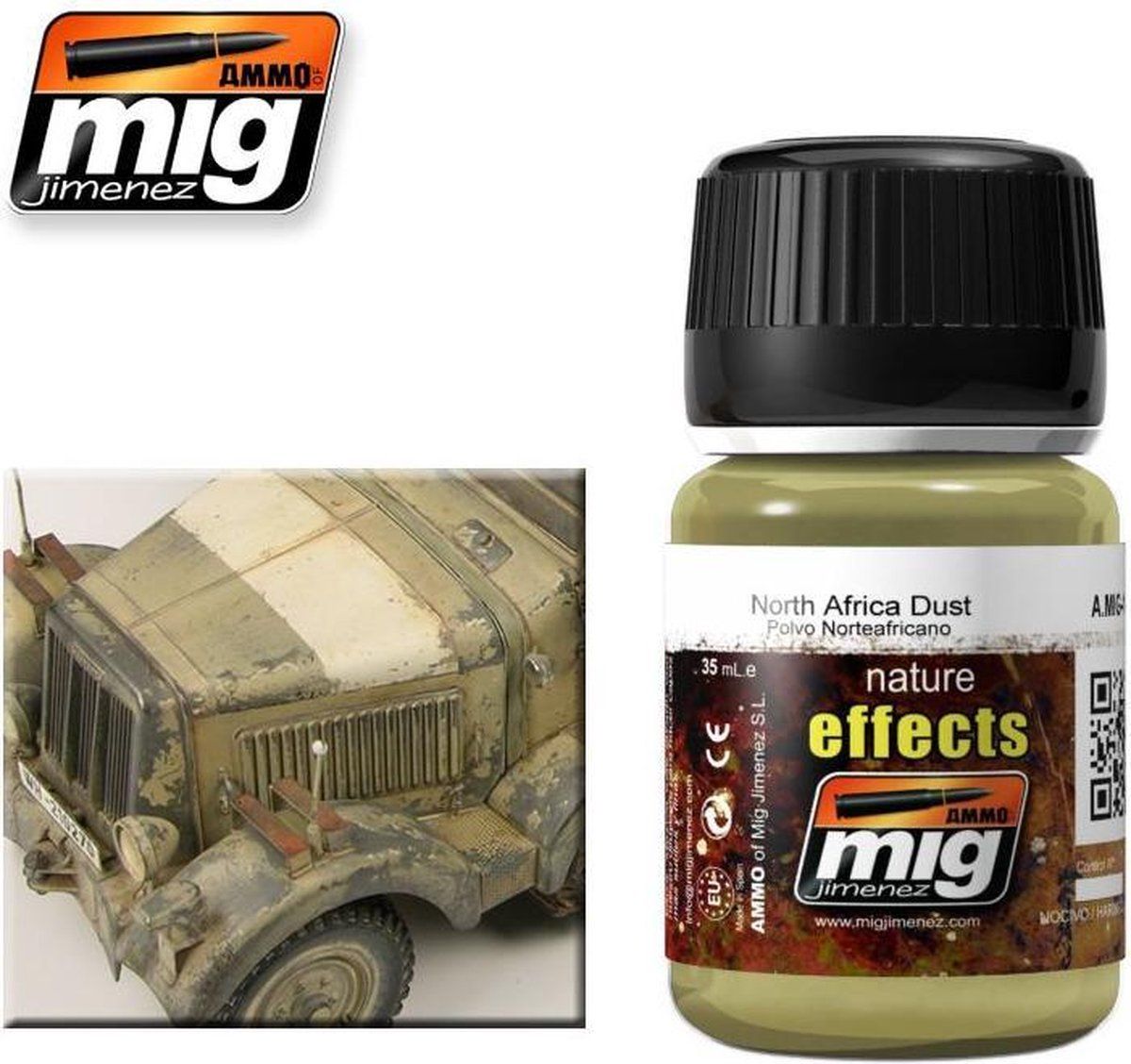 AMMO MIG-1404 Emaille Effecten (35 Ml) Noord-Afrika Stof, Meerkleurig