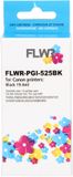 FLWR - Cartridges / Canon PGI-525BK / zwart / Geschikt voor Canon