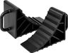 Merkloos / Sans marque Relaxdays Wielblokken - 2 stuks - Zwart