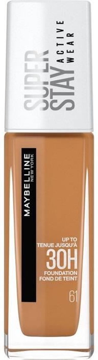 Maybelline NEW YORK Superstay Active Wear 30H Matte Foundation - Langhoudend en zonder overdracht - 61 Sunny Bronze