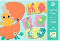 Djeco Puzzle Duo Animaux Souples