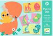Djeco Puzzle Duo Animaux Souples