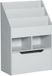 HOMCOM Bibliothèque pour enfants 60x29.9x90cm MDF Gris