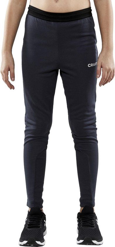 Craft Evolve Slim Sportbroek - Kinderen - Maat 158 - Donker grijs - Unisex