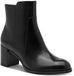 Tamaris Dames Enkellaarsje 1-25344-47 001 Zwart Leer Maat 39 EU