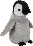Ravensden Pluche Knuffel - Pinguin Kuiken - Grijs - 15 cm - Pooldieren Knuffeldier