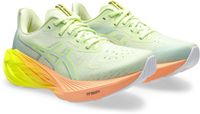 Adidas ASICS NOVABLAST 4 COS Hardloopschoenen Unisex Maat 44.5 Cool Matcha/Veiligheidsgeel