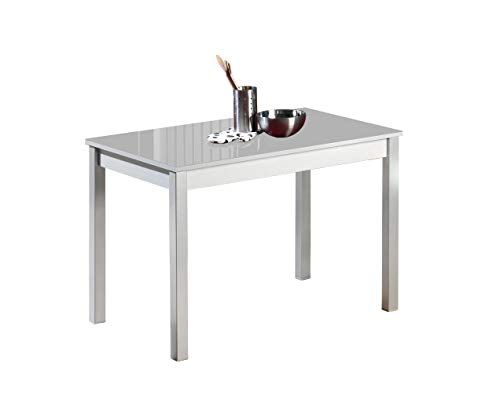 ASTIMESA Keukentafel, metaal, grijs, 80 x 40 cm