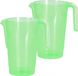 Excellent Houseware Schenkkan/waterkan - 2x - groen - 1500 ML - kunststof