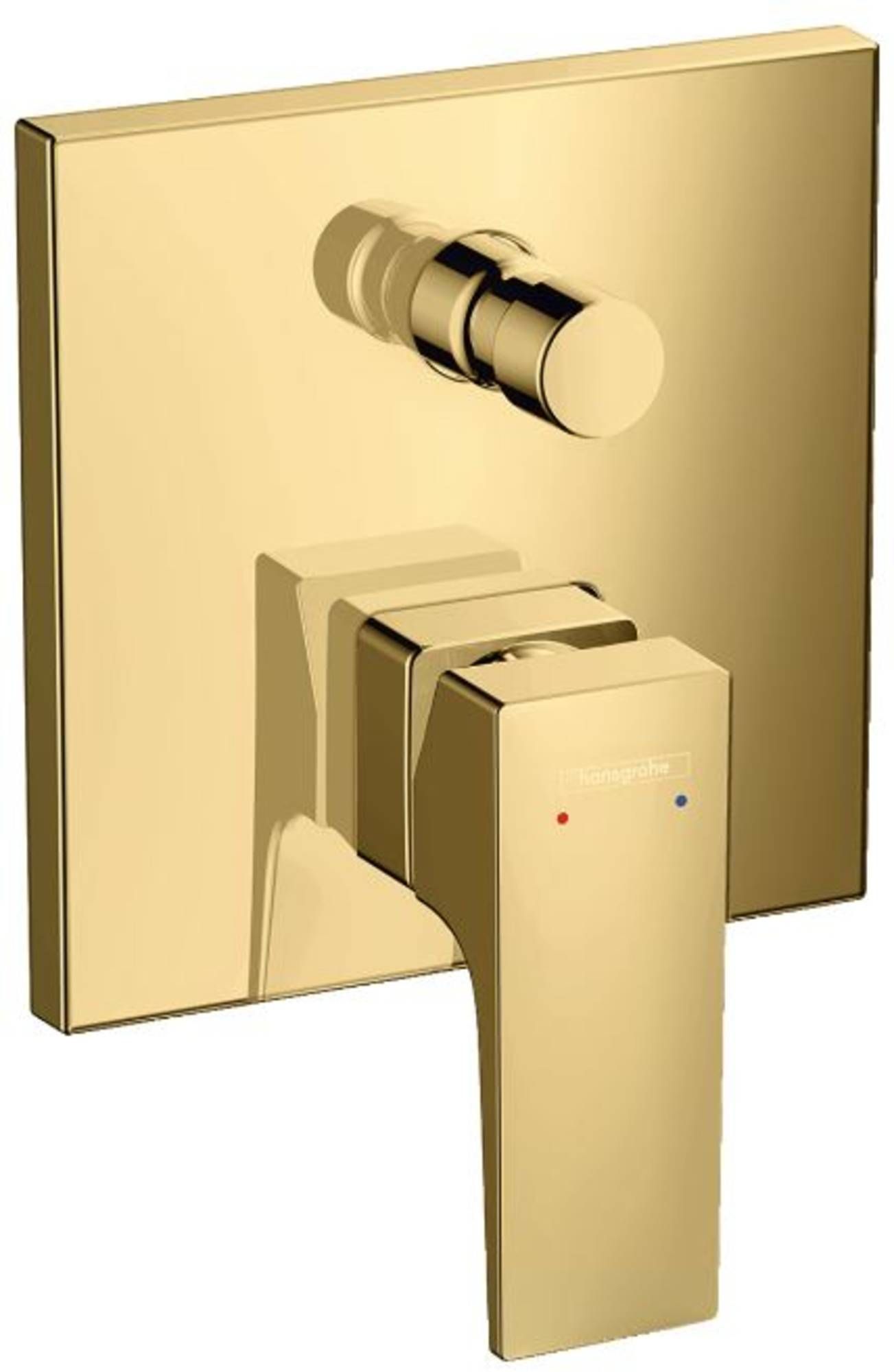 Hansgrohe Metropol Badthermostaat Abouwdeel en Zekerheidscombinatie Polished Gold Optic - Douche- en badkraan