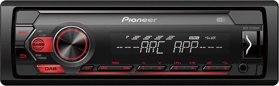 Pioneer MVH-S220DAB Autoradio Enkel din Digital Tuner-USB-DAB+ - 4 x 50 W