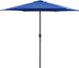 vidaXL Parasol met aluminium paal 270x246 cm azuurblauw
