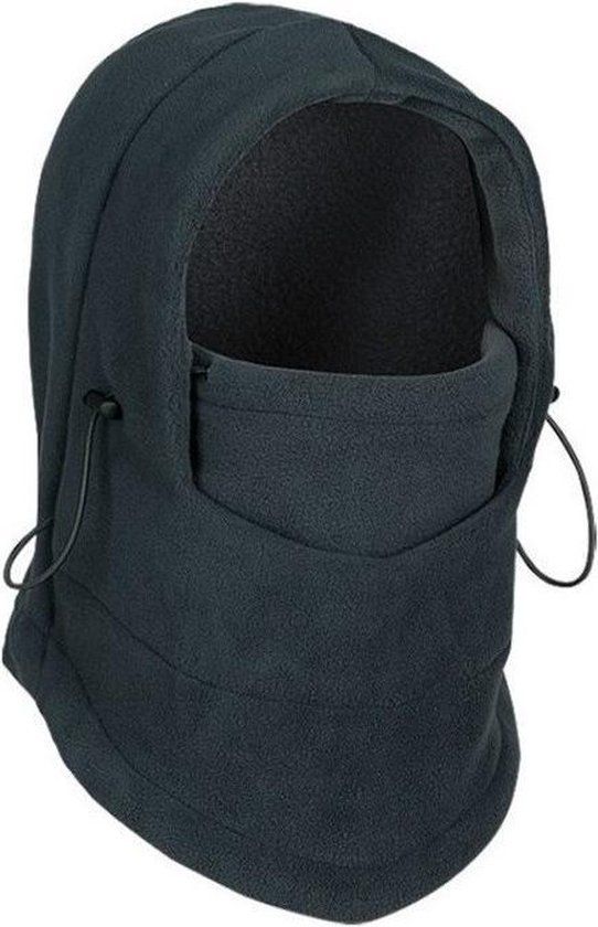 Balaclava - Fleece Bivakmuts - Unisex - One size - Zwart