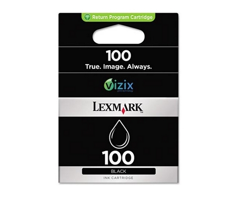 Lexmark 100 retourprogramma zwarte inktcartridge single pack / zwart