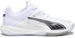 Puma Accelerate Nitro Sqd zaalschoenen white black concrete gray