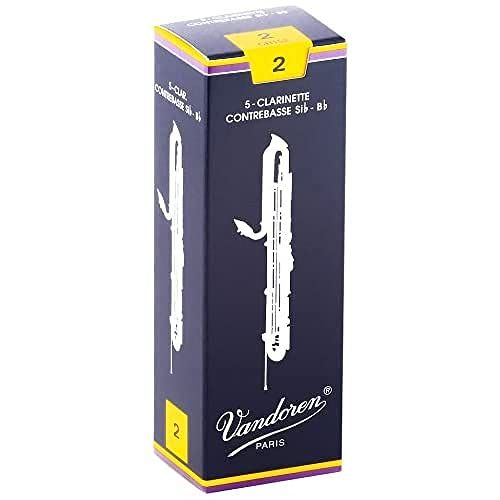 Vandoren Contrabass Klarinette Traditional Bladeren - Dikte 2