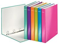 Leitz Wow 4-ringbanden Pack van 10, 25 mm met folie gecoat karton geassorteerd