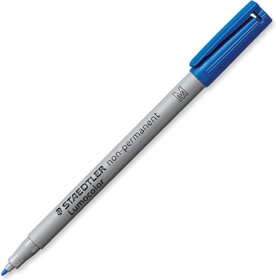 Staedtler Viltstift OHP Lumocolor M315 non perm. blauw