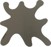 NOOBLU Deco onderlegger SPLASH - Lead grey - 60 x 60 cm