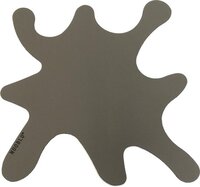 NOOBLU Deco onderlegger SPLASH - Lead grey - 60 x 60 cm