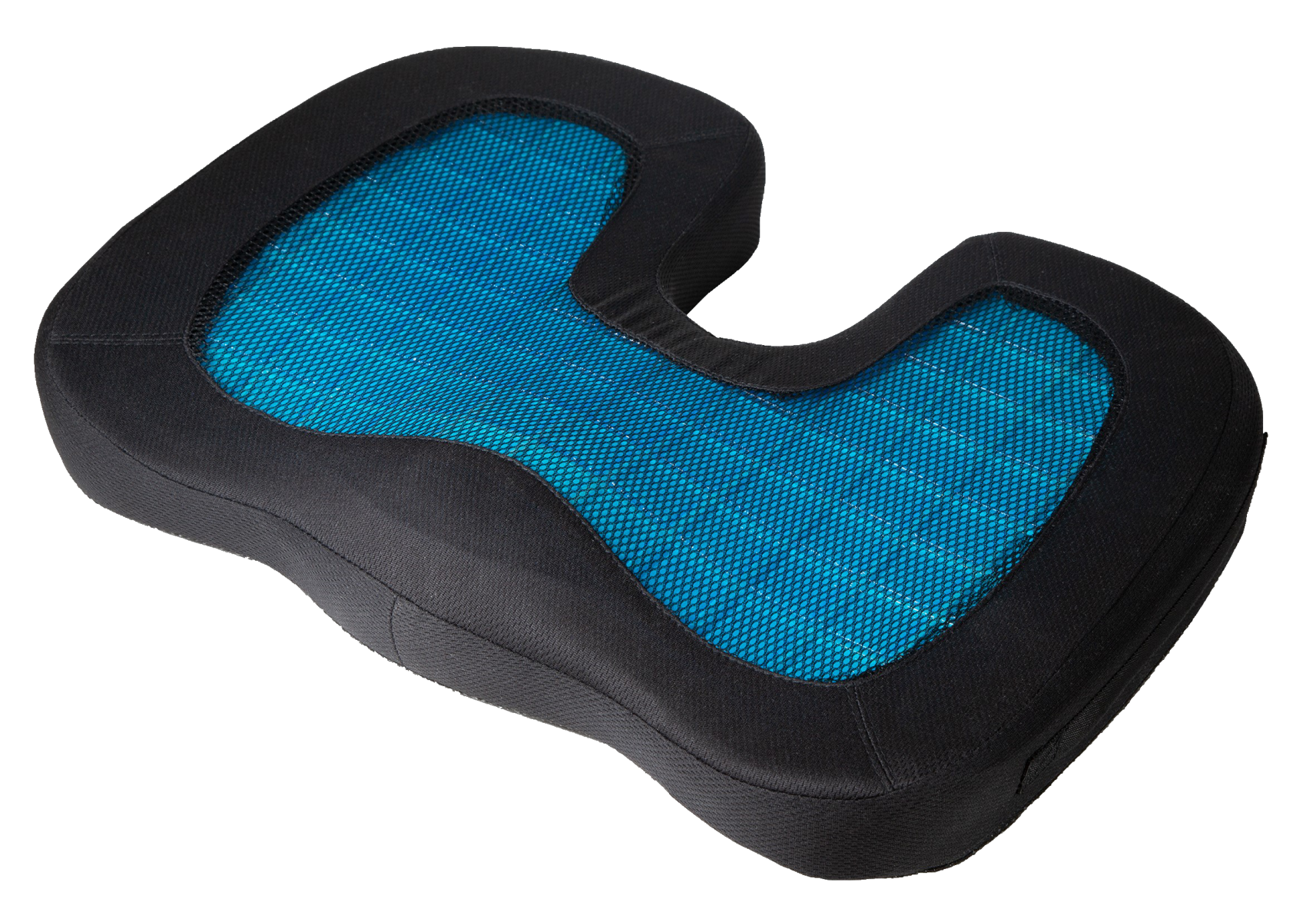 Technaxx LX-014 Zitkussen met Gel vulling - Zwart/Blauw