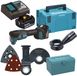 Makita DTM53RTJX1 Multifunctioneel accugereedschap Incl. 2 accus, Incl. lader, Incl. koffer, Incl. accessoires 18 V 5 Ah Aantal meegeleverde accus: 2