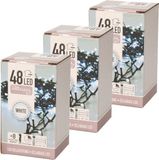 Merkloos Koopman International Kerstverlichting - 3x - op batterij - helder wit - buiten - 48 lampjes
