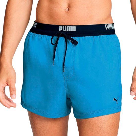Puma Zwembroek Mannen - Maat XL - Blauw - Effen - 100% Polyester - Met binnenbroekje