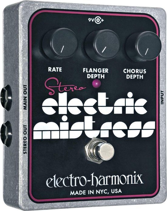Electro Harmonix Stereo Electric Mistress Flanger/Phaser Gitaar Effect Pedaal