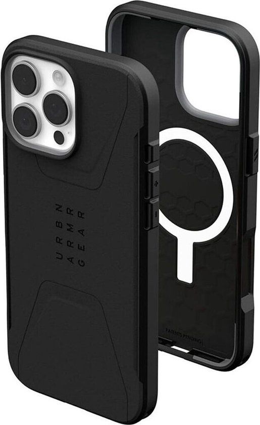Urban Armor Gear UAG Civilian Mag Hoesje voor iPhone 16 Pro Max - Zwart