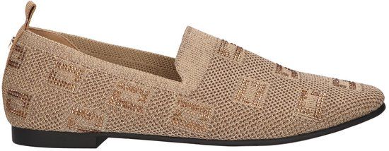 La Strada Loafer Goud Knitted - Damesschoenen - Maat 40