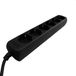 Conrad prise de table 6V + RA 3 mètres 3x1.5mm² noir