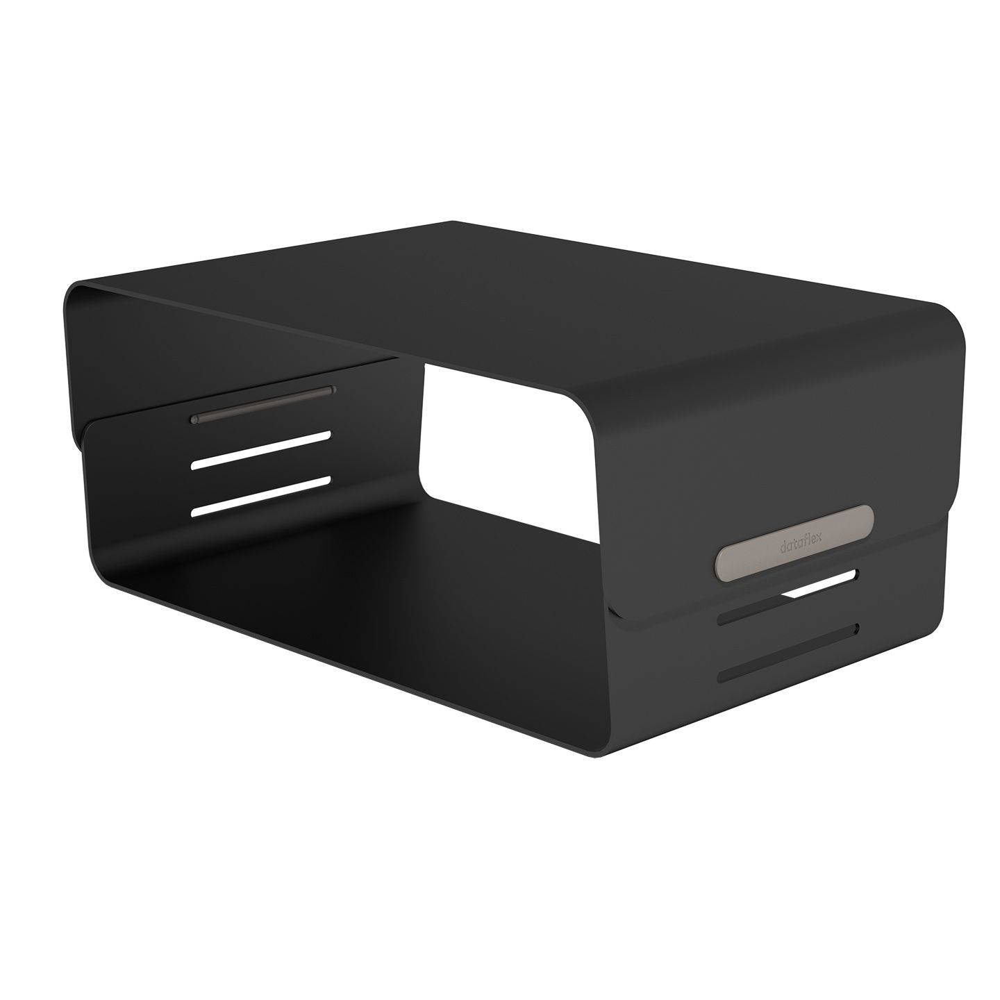 Dataflex Addit Bento® monitorverhoger - zwart - verstelbaar