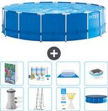 Intex Rond Frame Zwembad - 457 x 122 cm - Blauw
