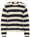 Soaked in Luxury Vrouwentrui Lidya Marine Gestreept Wol Lange Mouw Ronde Hals Maat L