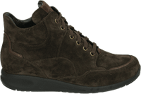 Durea 9735 K Hoge Sneakers Veterboots Dames Veterschoenen Dames Sneakers Half-hoge Schoenen - Bruin - Maat 38