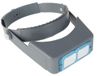 Merkloos Vergrootglasbril loepbril - 1,5x, 2x, 2,5x en 3,5x - Vier verwisselbare lenzen - Hoofdband verstelbaar