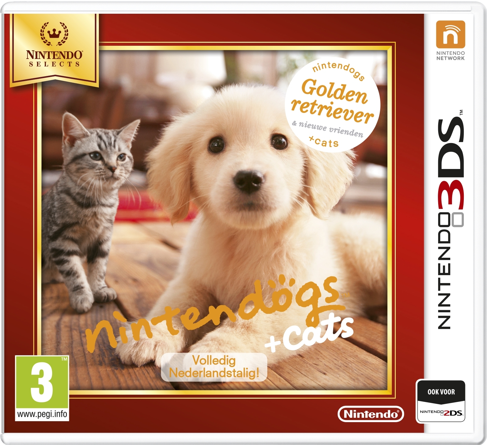 Nintendo Nintendogs + Cats Retriever Selects) Nintendo 3DS