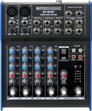 Pronomic M-602 6-kanaals mengpaneel met 2 XLR, 3-band EQ en FX-send