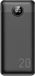 Veger Powerbank - L20S - W2039PD - 20.000 mAh - 20 Watt - Chargeur rapide - Affichage LED - Noir