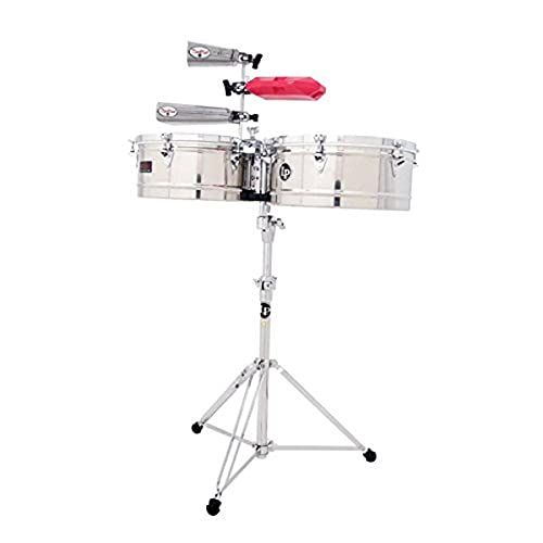 LP Latin Percussion Timbales Prestige Stainless Steel