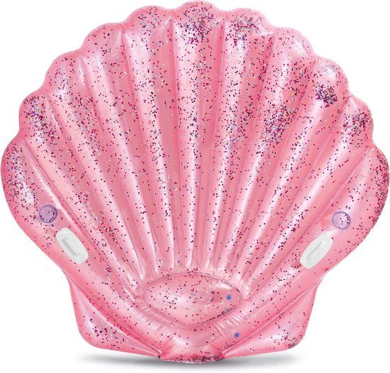 Intex Shimmering Seashell Island - Roze - 178 x 165 cm - 200 kg
