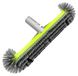 Brosse de piscine, nettoyeur pour piscine à liner - 43 cm - Nylon et ABS - Manche coudé à 45 degrés - Pour piscine en vinyle