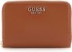 GUESS Laurel Zip Around Wallet Cognac