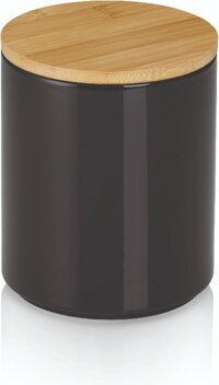 Kela Cady Voorraadpot - 1.2L - Zwart - Keramiek