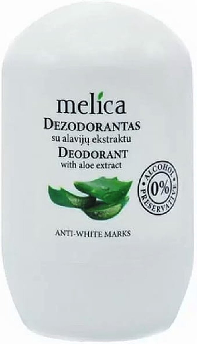 Melica Organic Biologische lichaam deo roll-on met Aloe Vera - meest gevoelige huid 50ml