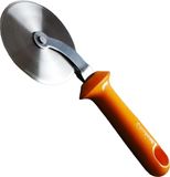 HENDI Heavy-duty pizzasnijder – ergonomisch ontwerp – groot mes – oranje – Ø97x240 mm