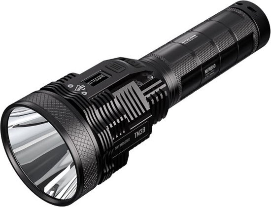 Nitecore TM39 Tactische Zaklamp - Oplaadbaar - Zwart