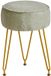 Azomor® Pouf rond en bijzettafel - Lichtgroen